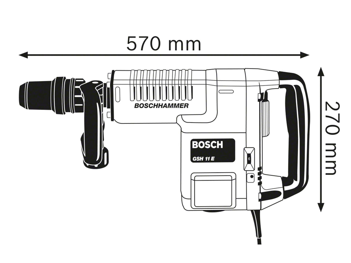 Bosch GSH 11 E SDS-Max Professional Demolition Hammer