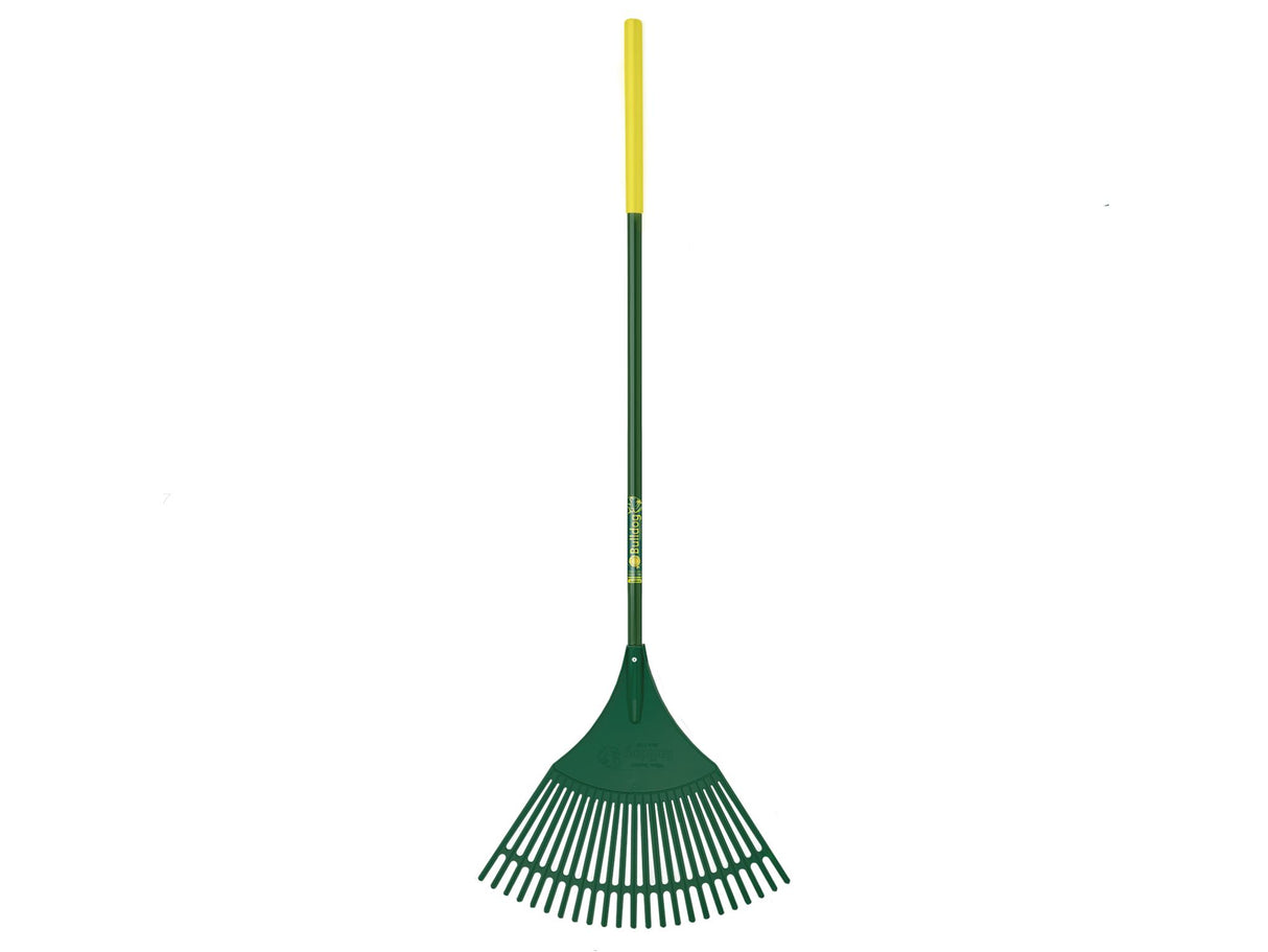 Bulldog Evergreen Plastic Leaf Rake Aluminium Shaft