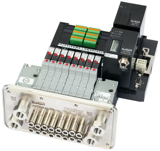 Burkert Type 8640 - Modular valve island for pneumatics
