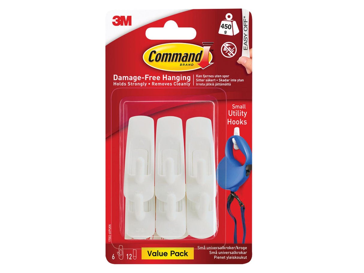 Command™ Small Utility Hooks Value Pack (Pack 6)