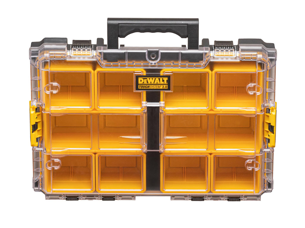 DEWALT DS100 TOUGHSYSTEM 2.0 Toolbox with Clear Lid