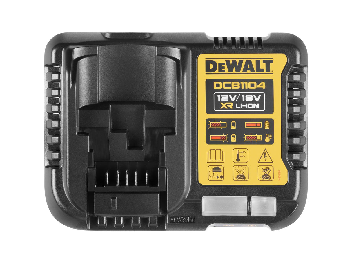 DEWALT DCB1104 Multi-Voltage Charger 12-18V Li-ion