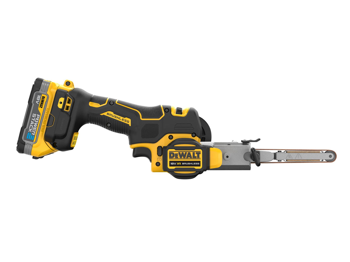 DEWALT DCM200E2T XR Brushless Band File 18V 2 x 1.7Ah POWERSTACK Li-ion