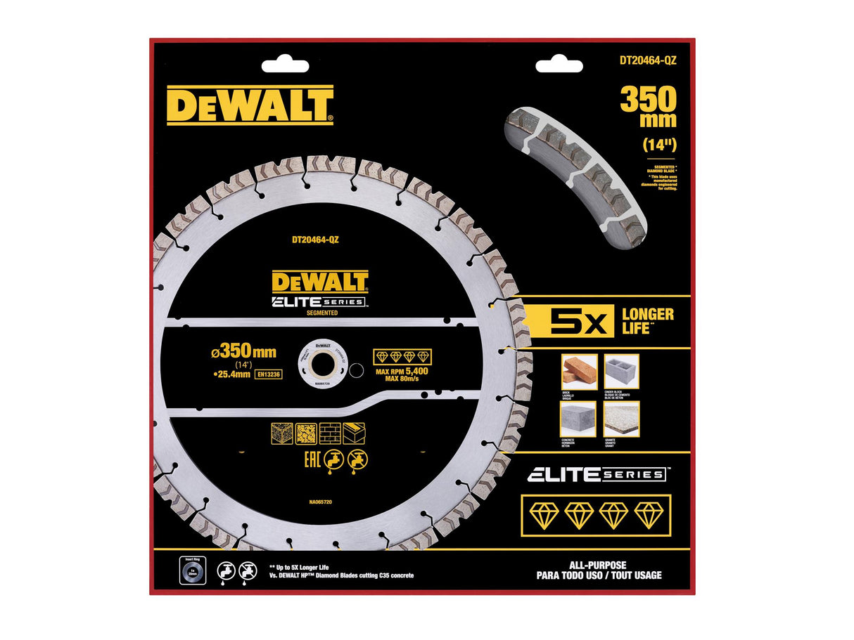 DEWALT ELITE SERIES All Purpose Diamond Wheel, Segmented