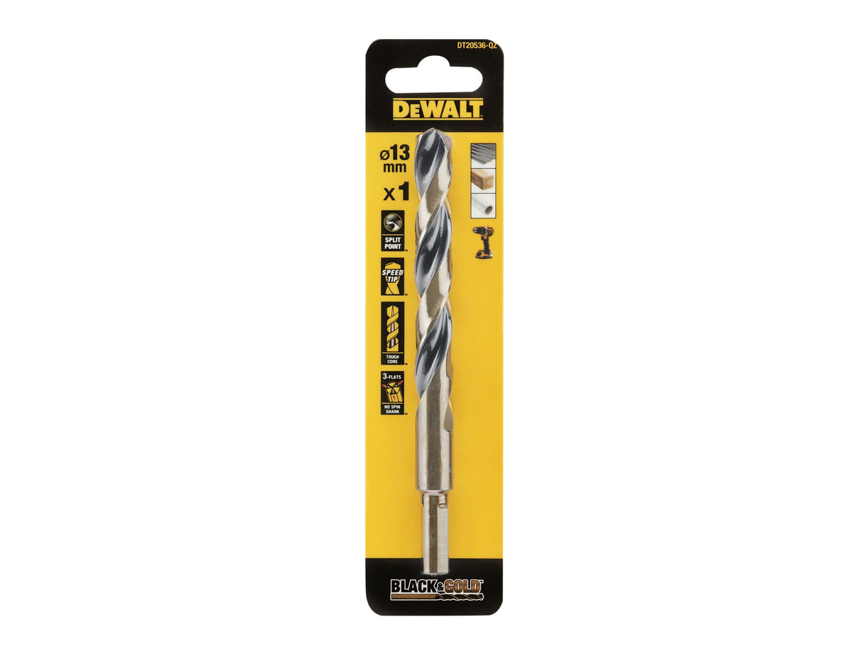 DEWALT BLACK&GOLD HSS Drill Bits