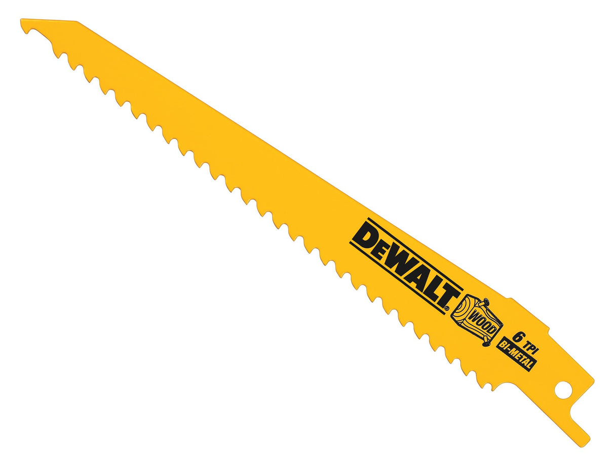 DEWALT Bi-Metal Reciprocating Blades, Wood Cutting