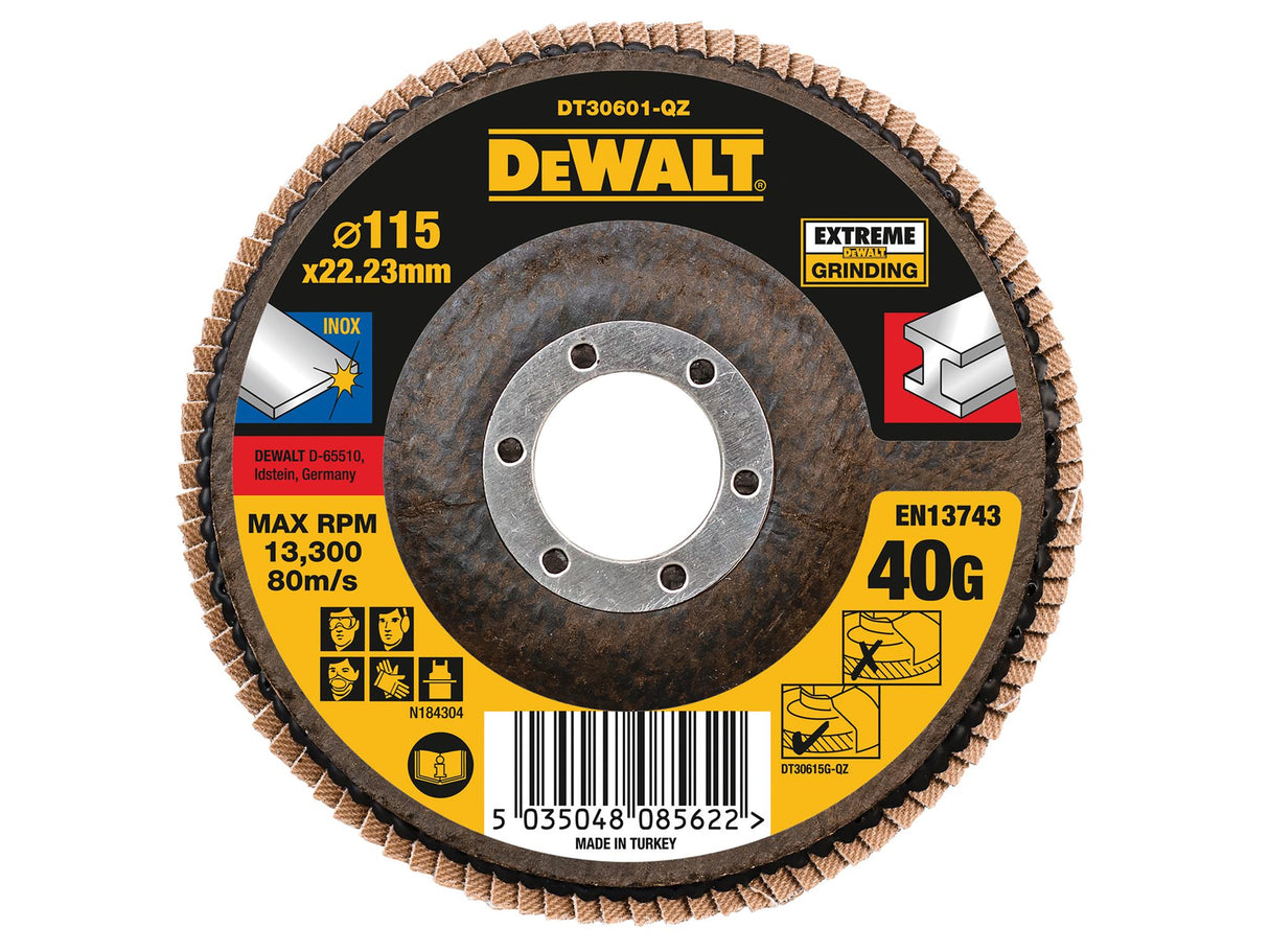 DEWALT Extreme Flap Disc 115mm