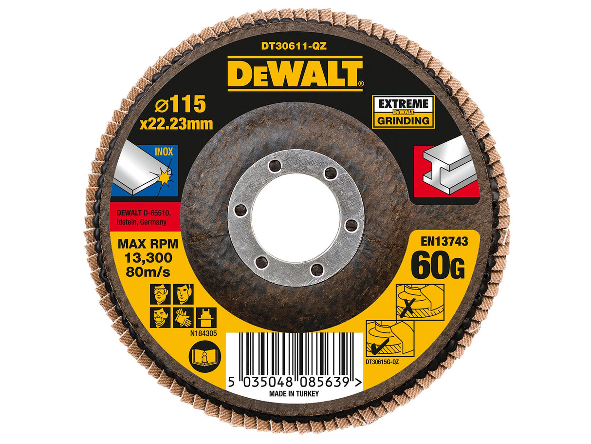 DEWALT Extreme Flap Disc 115mm