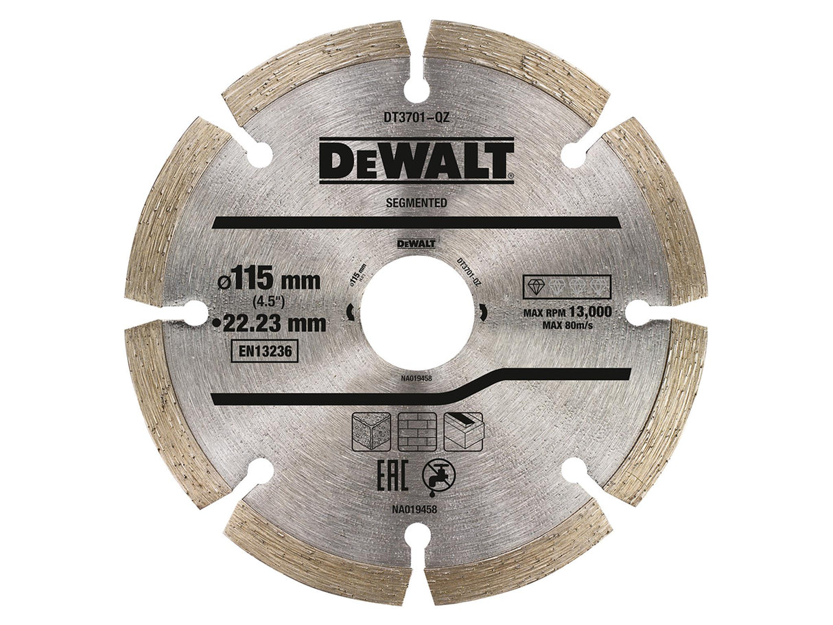 DeWALT Power Tools Segmented Diamond Cutting Discs