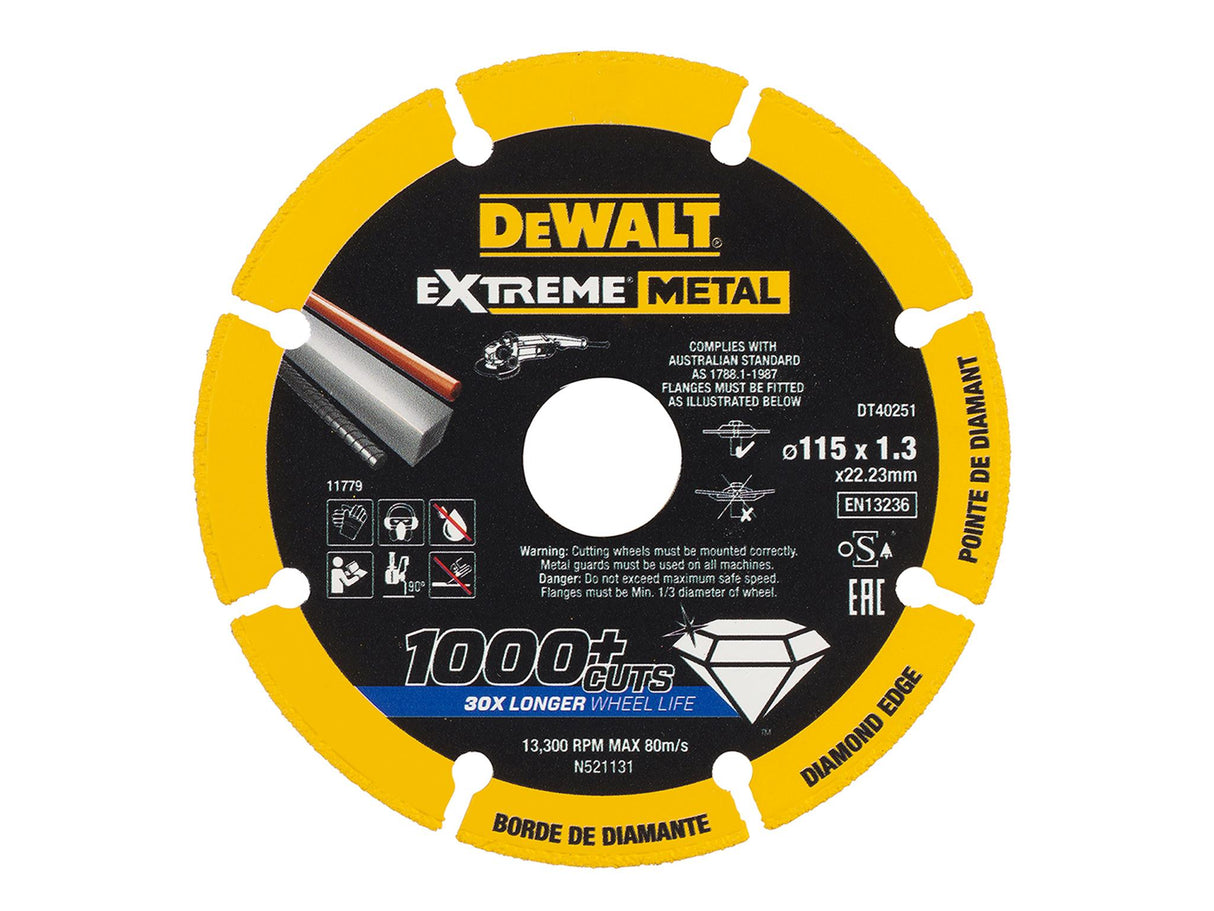 DeWALT Power Tools Extreme Diamond Metal Cutting Disc