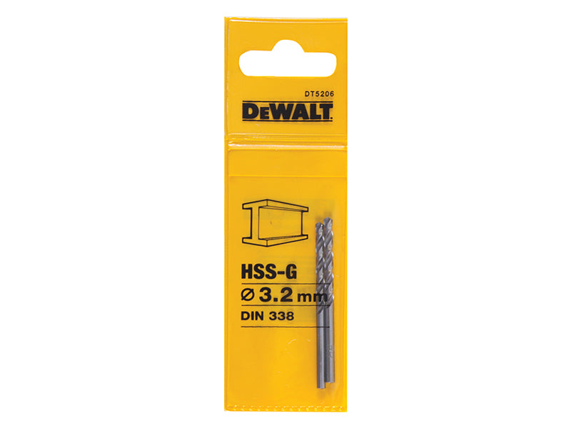DEWALT HSS-G Jobber Drill Bit