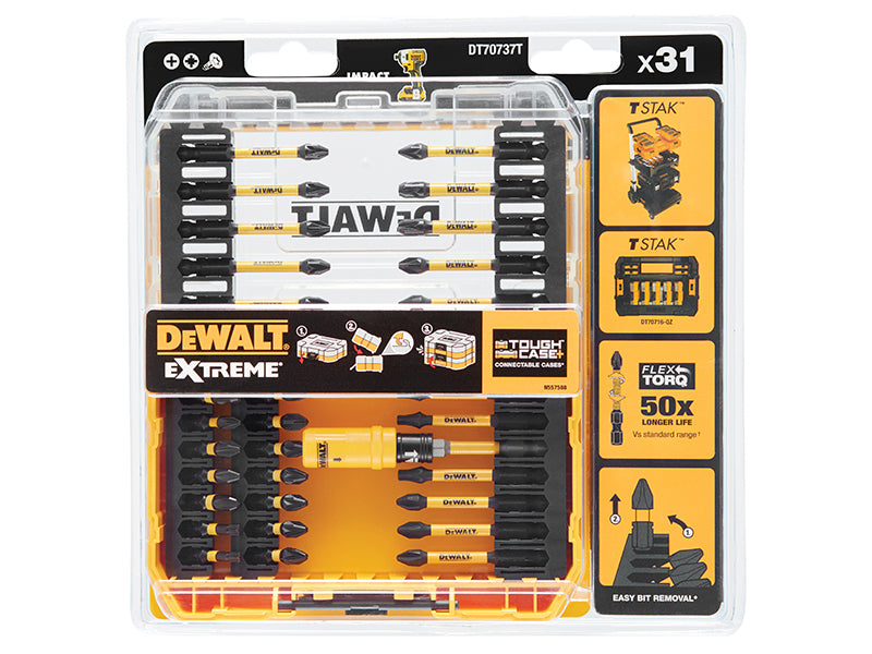 DEWALT DT70737T FLEXTORQ Screwdriving Set, 31 Piece
