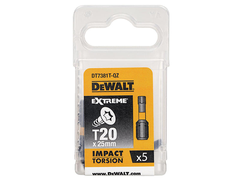 DEWALT Impact Torsion Bits, TORX