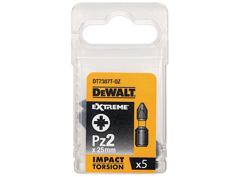 DEWALT Extreme Impact Torsion Bits, Pozidriv