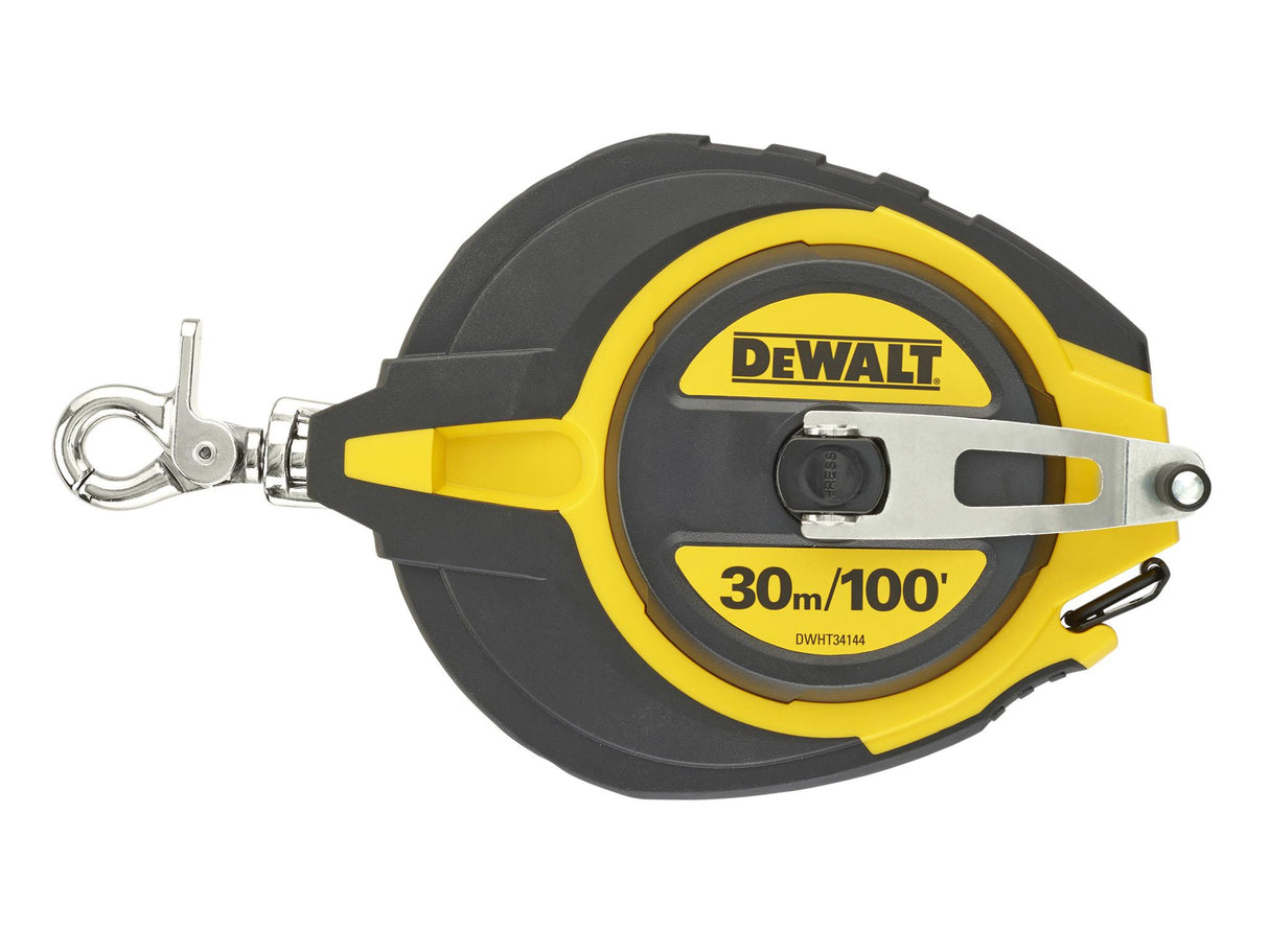 DeWALT Hand Tools Steel Long Tape Measure 30m/100ft (Width 12mm)
