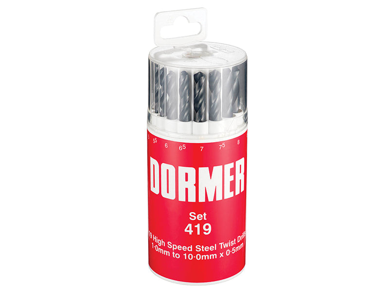 Dormer A191 High Speed Steel Drill Set - Metric