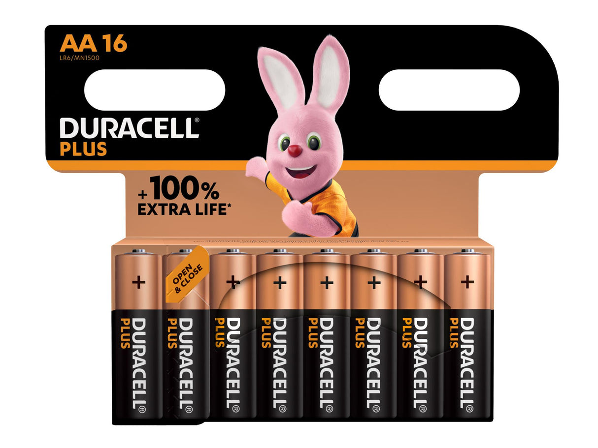 Duracell Plus Power +100% Batteries