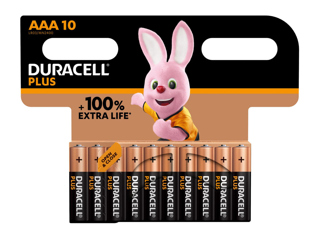 Duracell Plus Power +100% Batteries