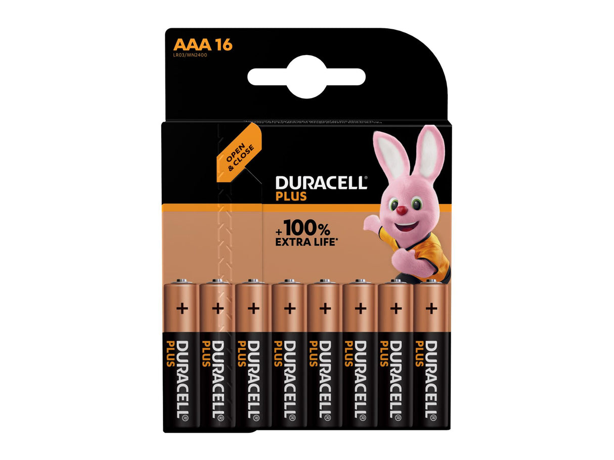 Duracell Plus Power +100% Batteries