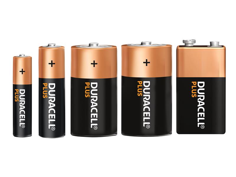 Duracell Plus Power +100% Batteries