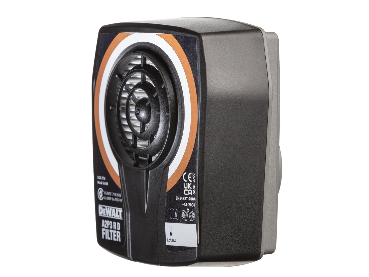 DEWALT Respiration A2P3 R D Combination Filters (Pair)