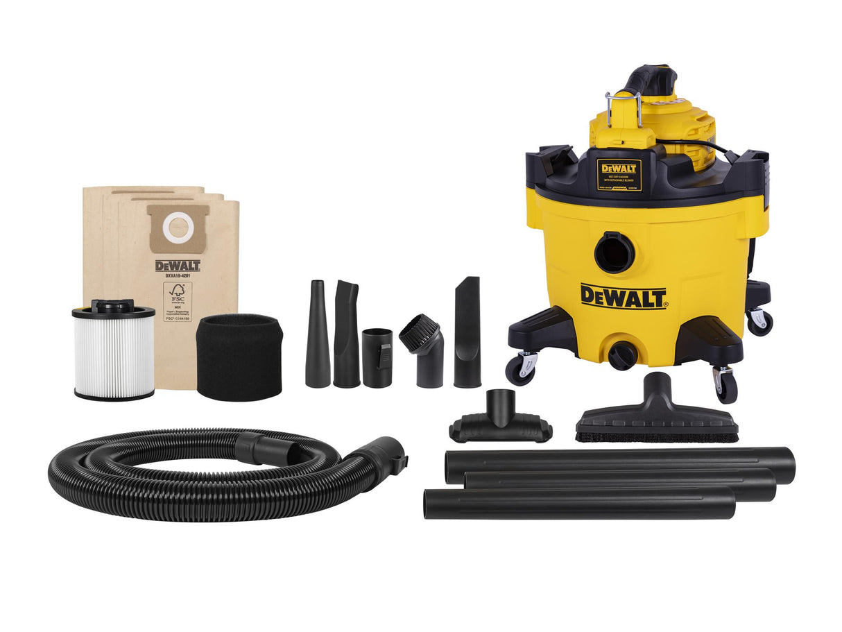 DEWALT Vacuum DXV234PA Detachable Wet & Dry Vacuum + Blower 1080W 240V