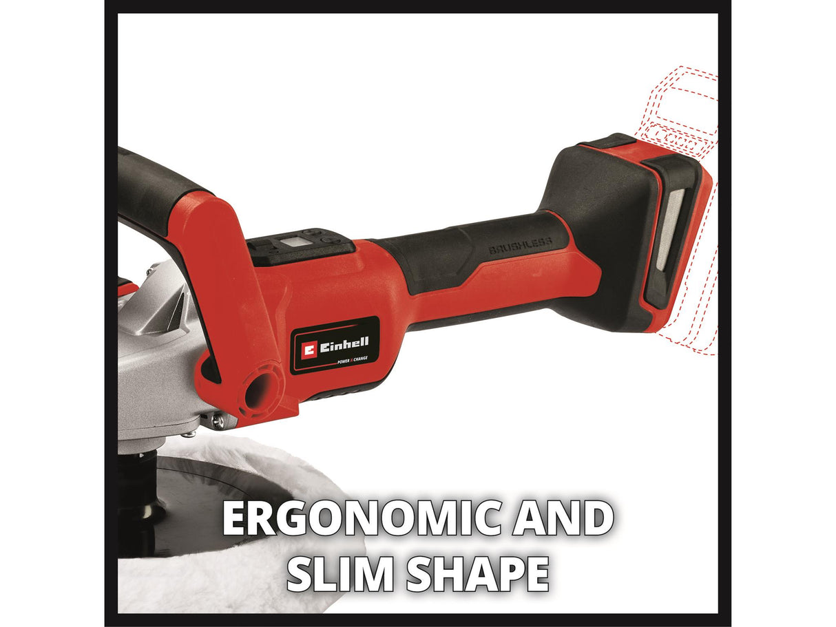 Einhell CE-CP 18/180 Li E-Solo Power X-Change Polisher 180mm 18V Bare Unit