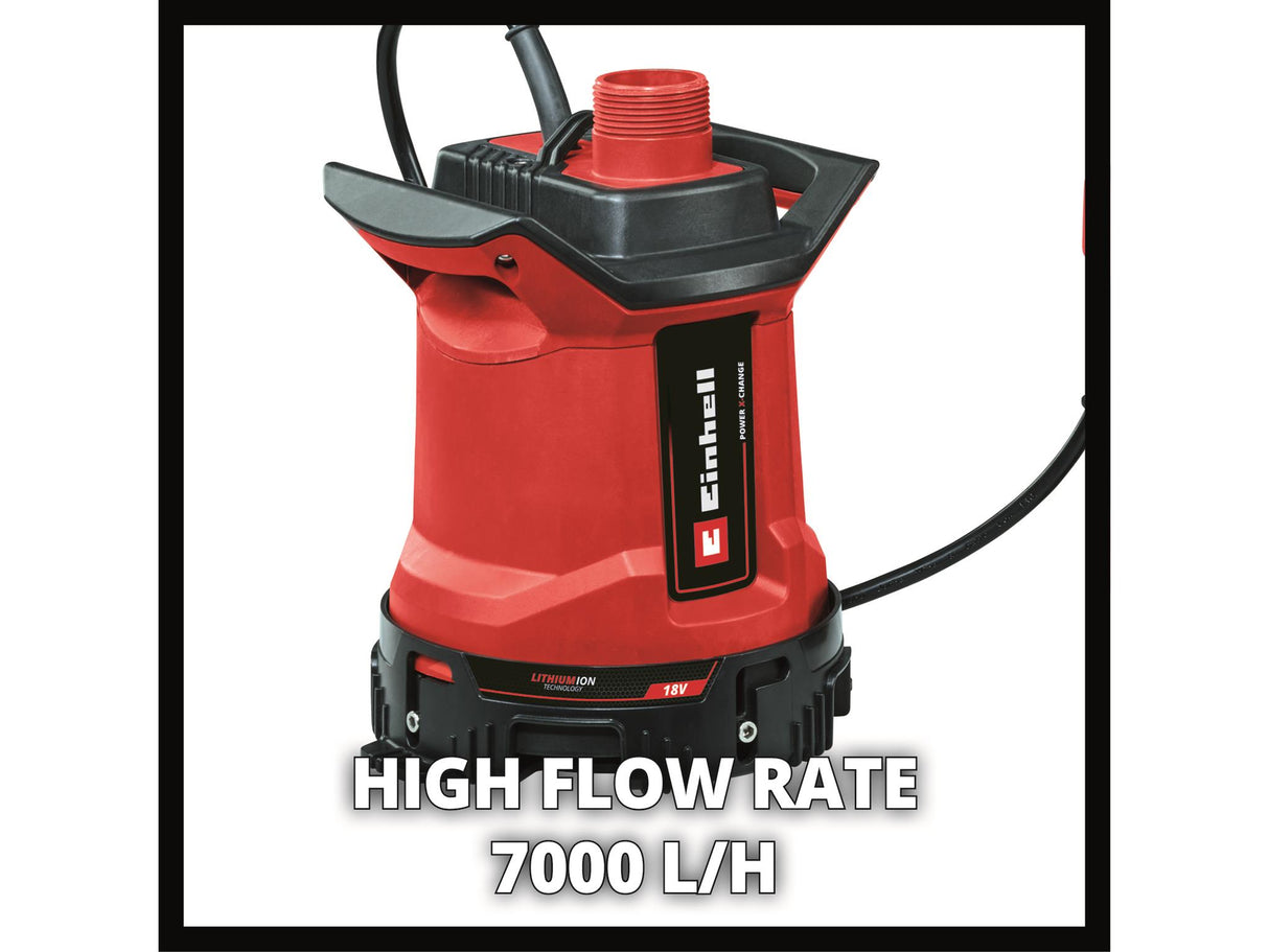 Einhell GE-DP 18/25 LL Li - Solo Power X-Change Dirty Water Pump 18V Bare Unit