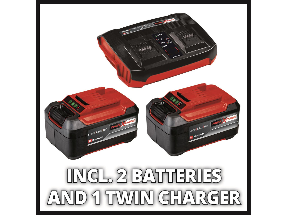 Einhell RASARRO 36/42 Power X-Change Mower 36V 2 x 5.2Ah Li-ion