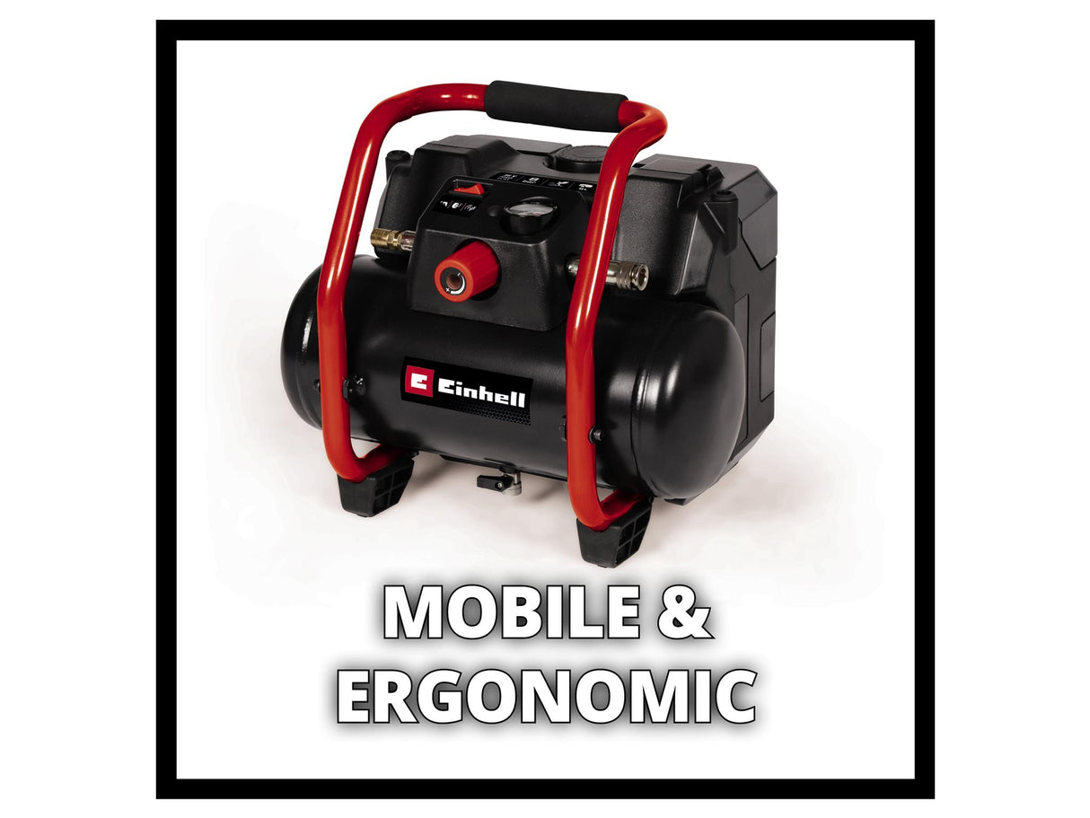 Einhell TE-AC 36/150 Li OF-Solo Power X-Change Air Compressor 36V (2x18V) Bare Unit