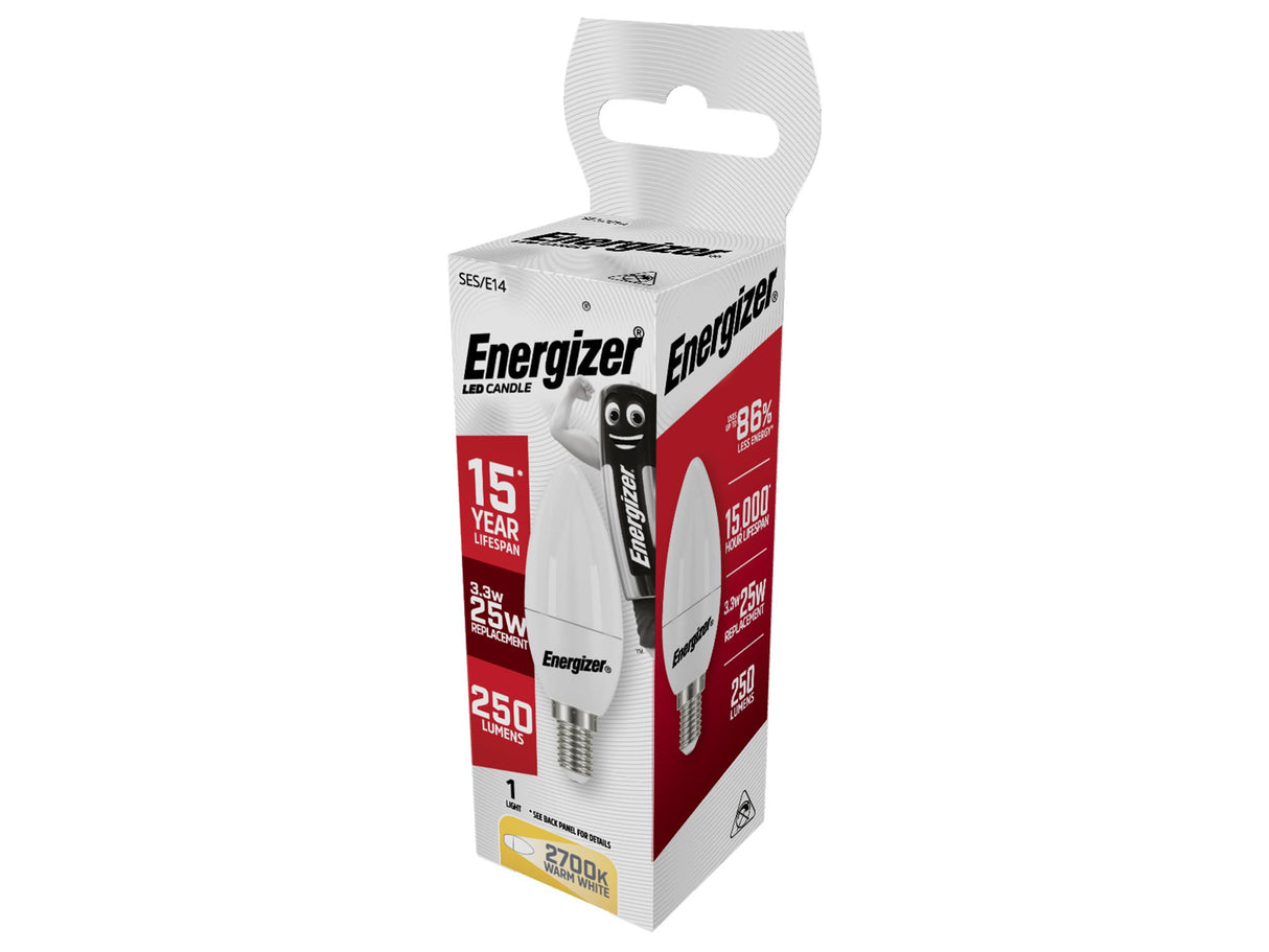 Energizer® LED Opal Candle Non-Dimmable Bulb