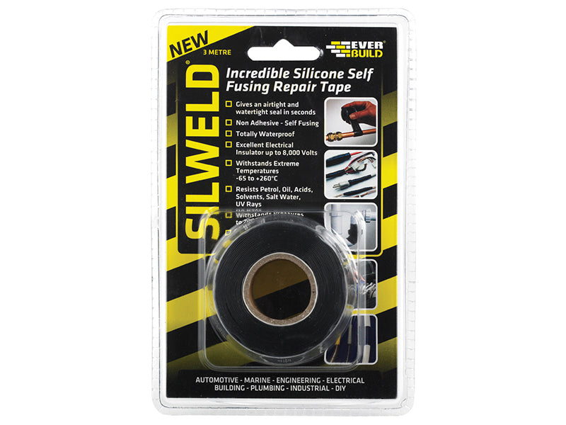 Everbuild Sika Silweld Tape 3m Black