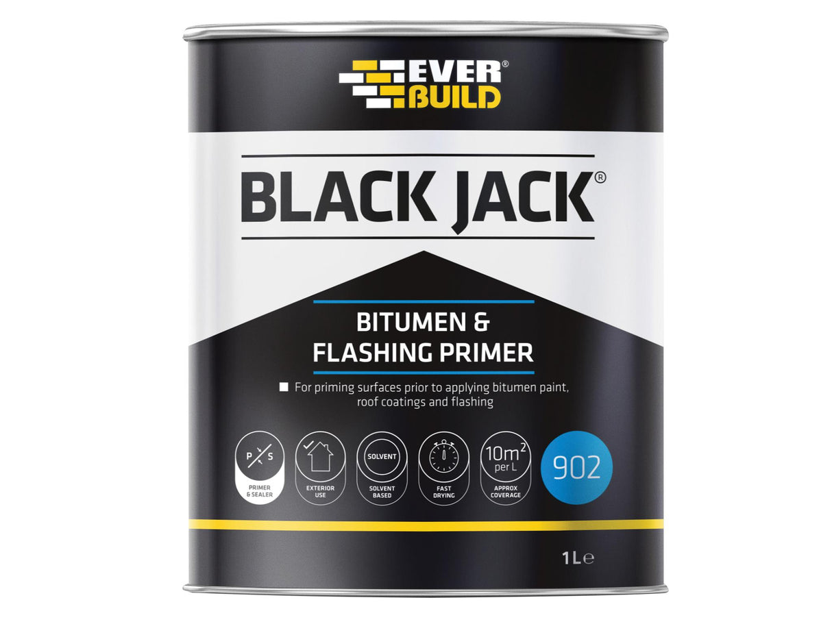 Everbuild Sika Black Jack® 902 Bitumen & Flashing Primer