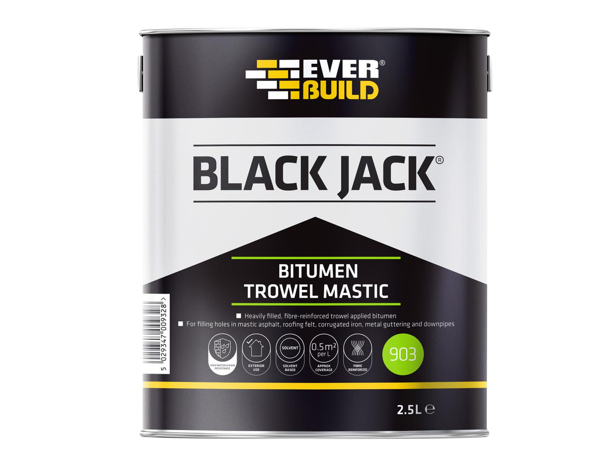 Everbuild Sika Black Jack® 903 Bitumen Trowel Mastic