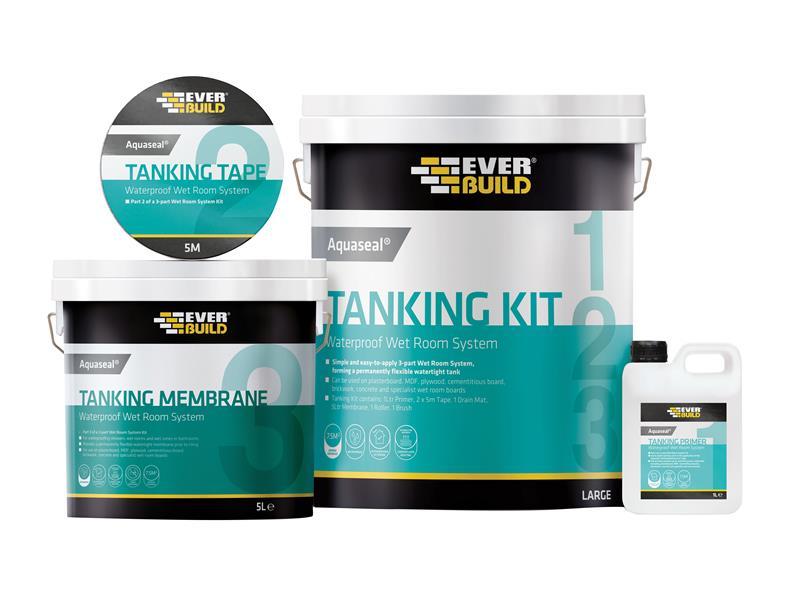 Everbuild Sika Aquaseal Wet Room System Kit