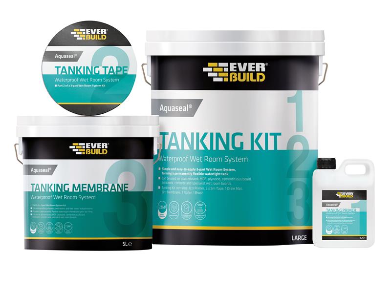 Everbuild Sika Aquaseal Wet Room System Kit