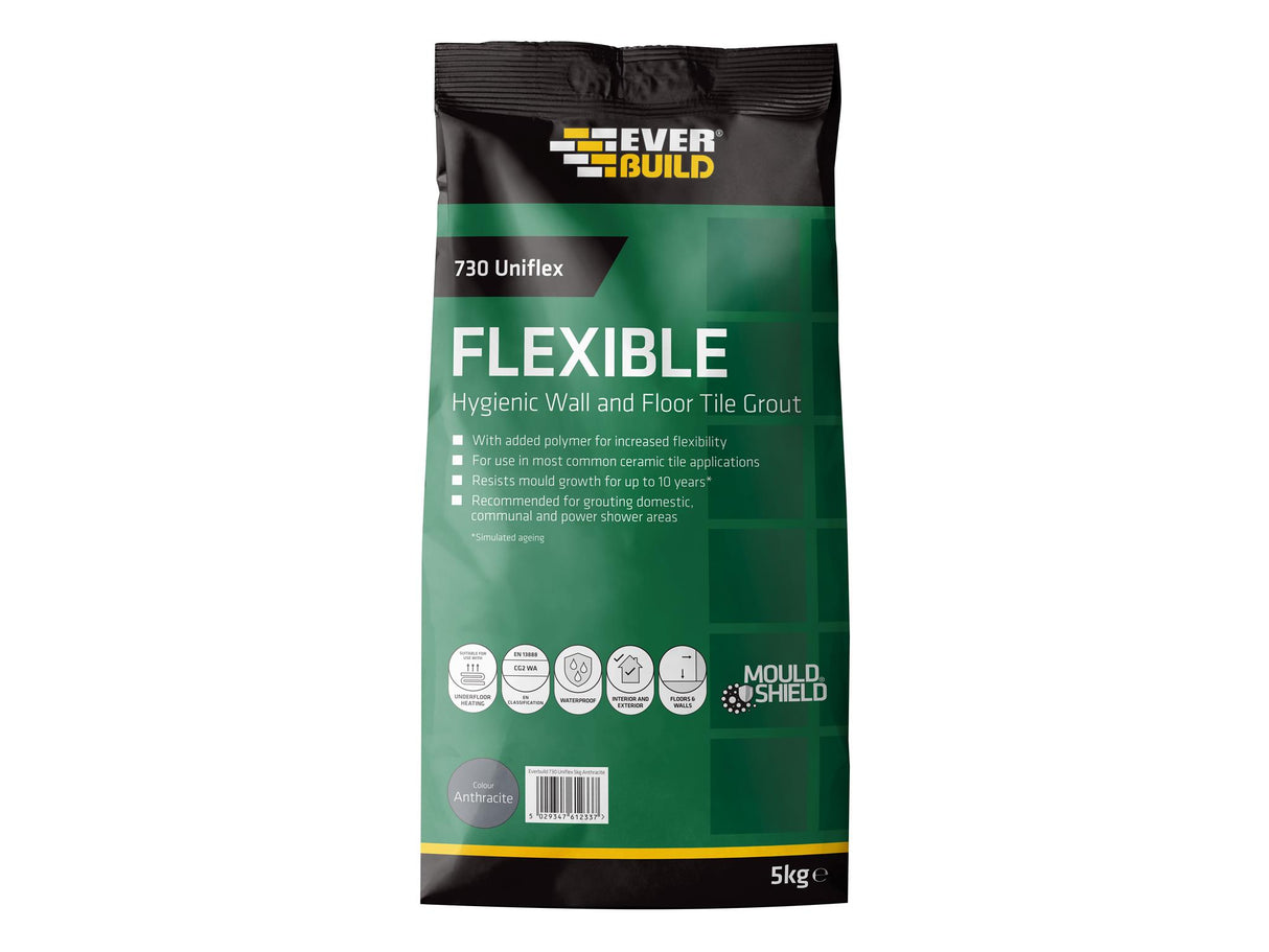 Everbuild Sika 730 Uniflex Hygienic Tile Grout