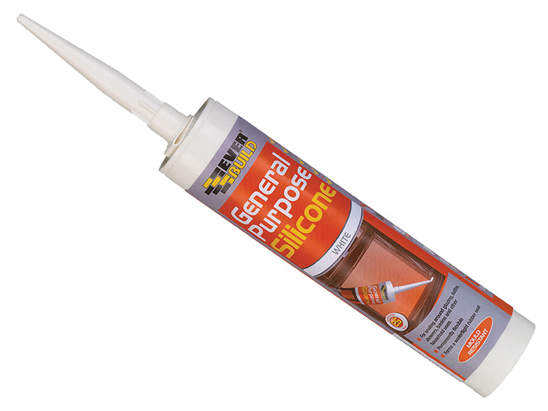 Everbuild Sika General-Purpose Silicone Sealant