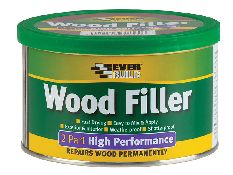 Everbuild Sika Wood Filler, 2-Part High-Performance