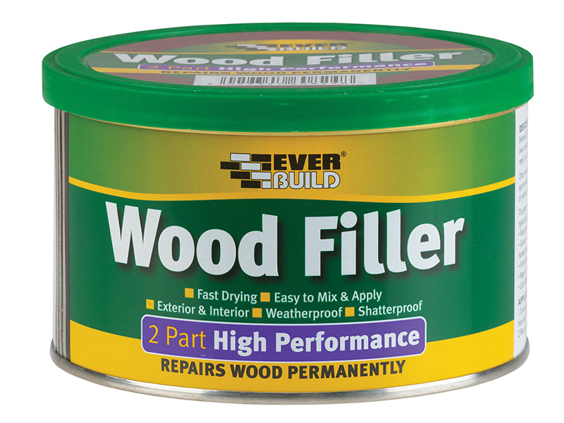 Everbuild Sika Wood Filler, 2-Part High-Performance