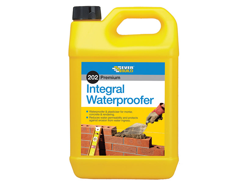 Everbuild Sika 202 Integral Liquid Waterproofer 5 litre