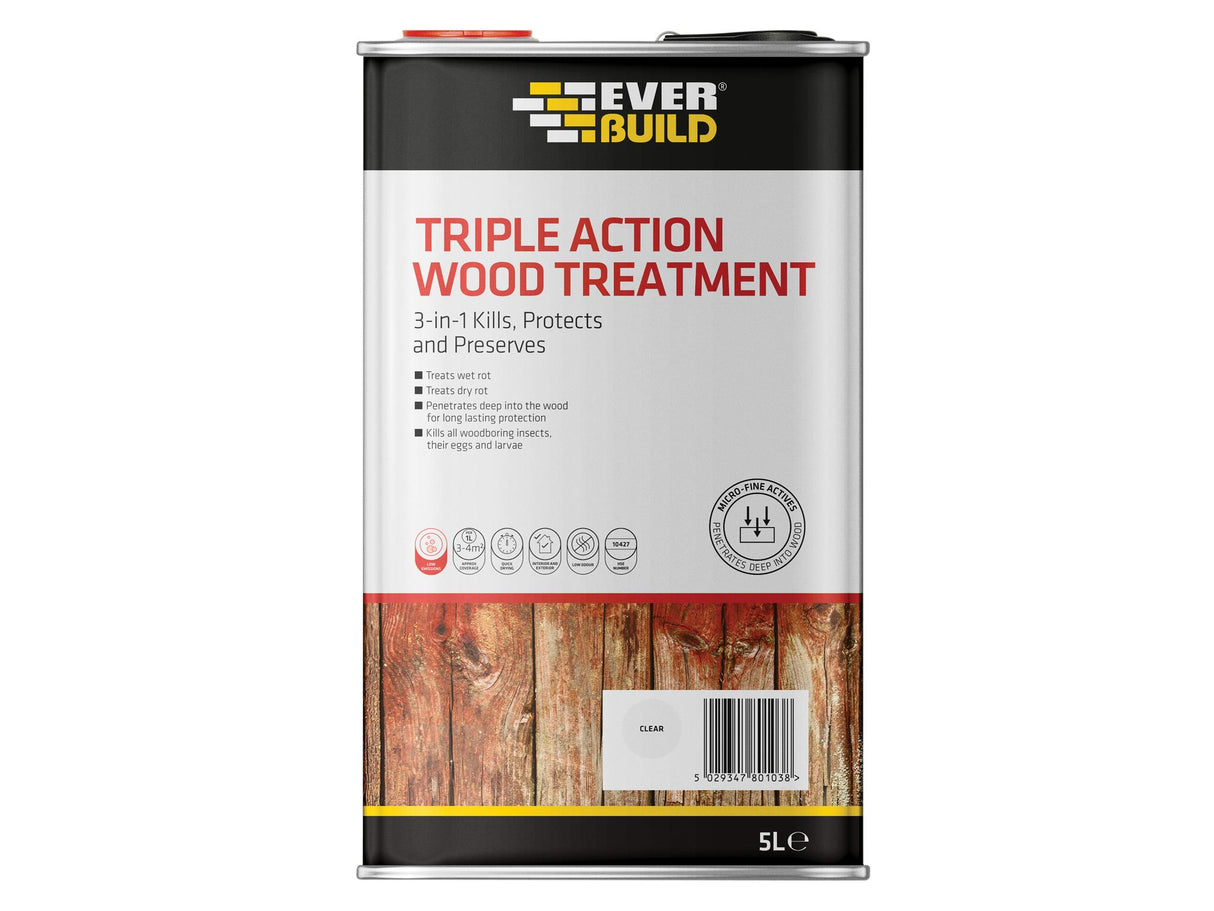 Everbuild Sika Triple Action Wood Treatment