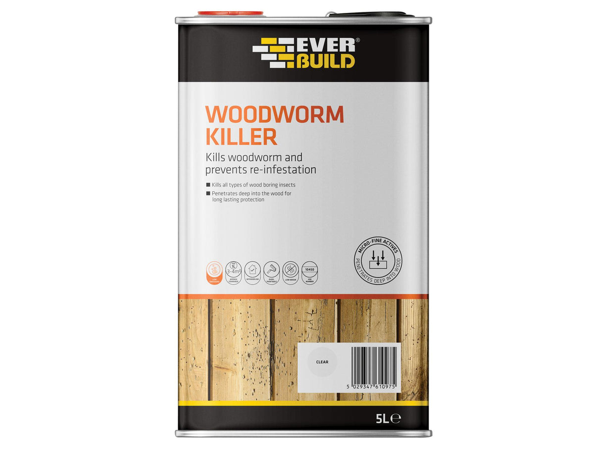 Everbuild Sika Woodworm Killer 5 litre