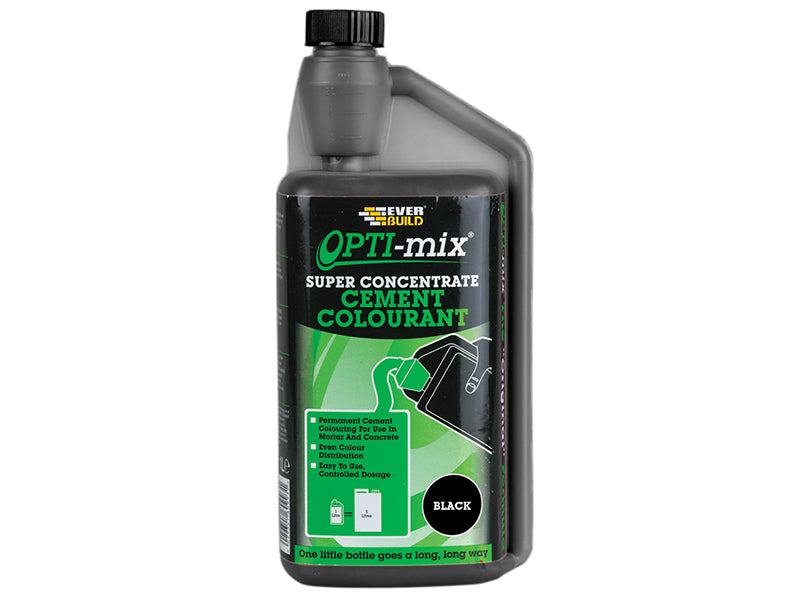 Everbuild Sika Opti-Mix Cement Colourant Black 1 litre