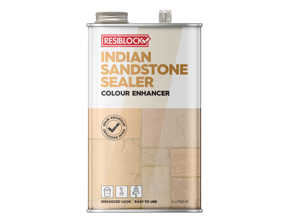 Everbuild Sika Resiblock Indian Sandstone Sealer Colour Enhancer 5 litre