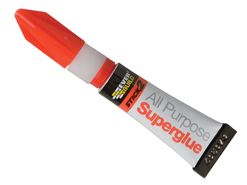 Everbuild Sika STICK2® All-Purpose Superglue Tube 3g