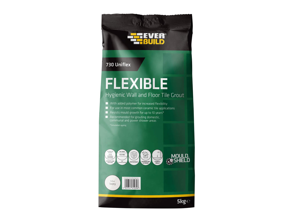 Everbuild Sika 730 Uniflex Hygienic Tile Grout