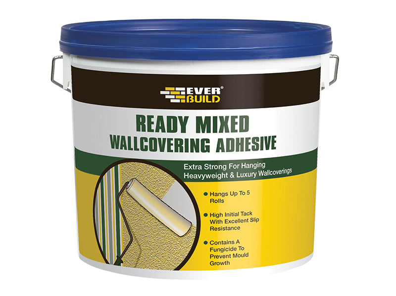 Everbuild Sika Ready Mixed Wallcovering Adhesive 4.5kg