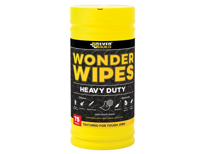 Everbuild Sika Heavy-Duty Wonder Wipes (Tub 75)