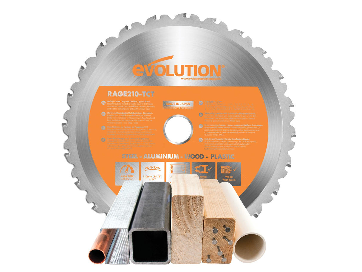 Evolution Multi-Material Mitre Saw Blade